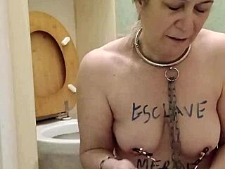 Slave feels deep humiliation licking the toilets