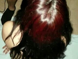 Submissive wife cheats with neighbor's cock in bold blowjob.