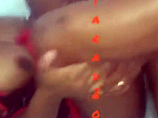 Eating her ass and cumming on big tits