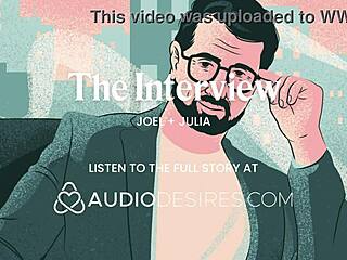 Amateur Cums During Tit Rubbing Interview, Begs for Cock