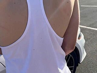 I get fucked by two guys over car in desert