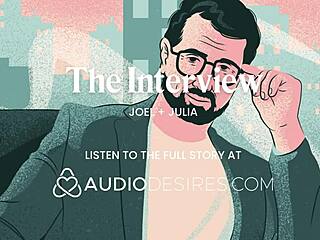 Amateur Cums During Tit Rubbing Interview, Begs for Cock