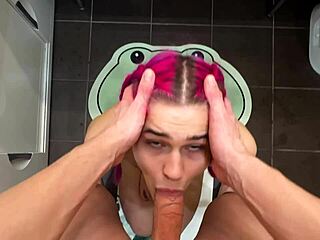 Stuck in the washing machine? Let me pull you out with a doggystyle!