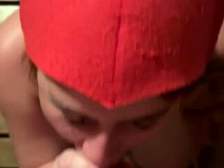 Redhead Sucks Cum In Mouth With Big Ass In Bathhouse