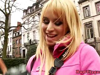 The picked up tourist says, 'Ride my cock anally bent over with striptease'