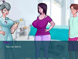 Sexnote part 6 with big tits classmate and mother in law parody.