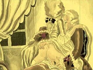 Vintage Erotic Drawings Displayed