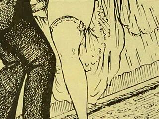 Vintage Erotic Drawings Displayed