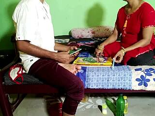 So, Master Ji took advantage of the student for some hardcore Indian banging. Clear Hindi voice adds to the heat.