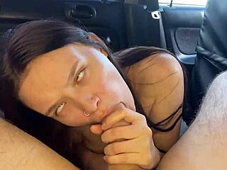 hey stepsister, give me that blowjob in the car like the slut you are