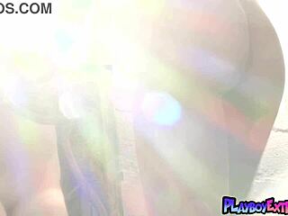 madeline amour strips naked in front of the mirror