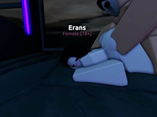 Erans and Rizza get intimate in Roblox sex scene 😏