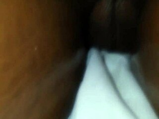 Oil Massage Turns Into Fucking For Big Booty Ebony Wife!