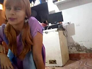 the innocent peruvian girl is tricked into sucking cock and riding it, what an ass she has