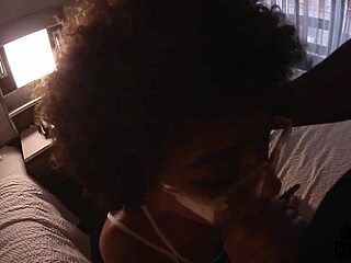 Slim thick redbone nerd links up in sneaky chronicles with big black cock in missionary and cowgirl