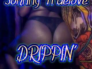 Drippin Wet Ebony Striptease!