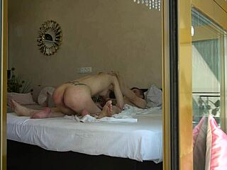 Old Man Pounds Blonde Step Daughter Hard in Bed