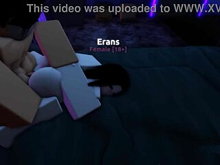 Erans and Rizza get intimate in Roblox sex scene 😏