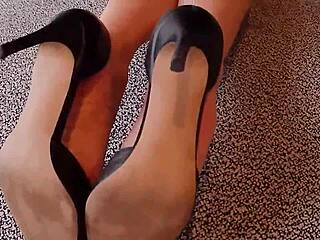 Why not strip that lingerie, hot milf with natural tits?