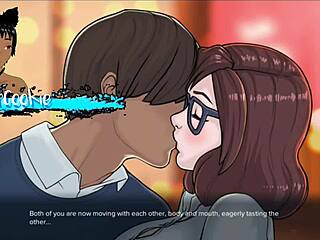 Love hotel - going on dates with a librarian fucking her tits and pussy and running a business.