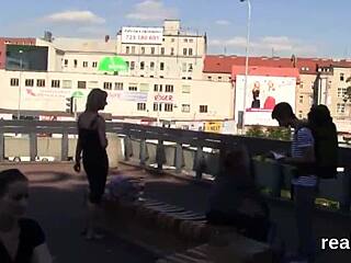 flawless czech teen teased in hypermarket then penetrated pov with anal 😈