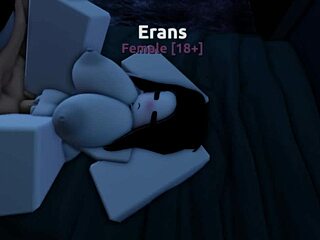 Erans and Rizza get intimate in Roblox sex scene 😏