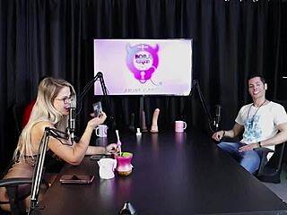 Hot Blonde Strips In Swingers House After Guest's Comment