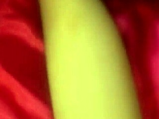 Stepfather shocked by latina fuck doll in lingerie using toys outdoors for orgasm