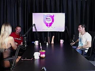 Hot Blonde Strips In Swingers House After Guest's Comment