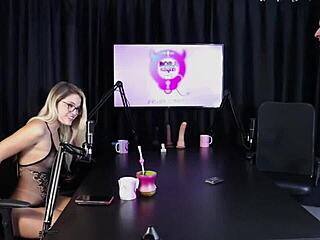 Hot Blonde Strips In Swingers House After Guest's Comment