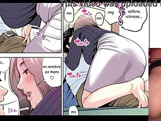 mature woman secretly desires young neighbor in spanish cartoon