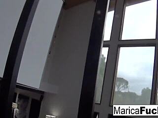 hottie marica hase films her solo japanese masturbation session