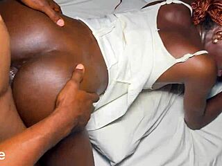 The Nasty Girl I Met in School Riding Big Black Cock!