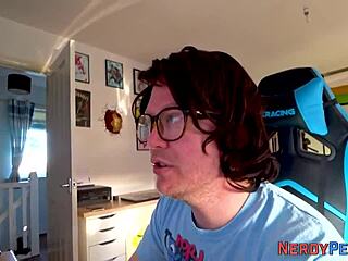 Tricked into her first blowjob, the British newbie receives a surprising facial in high definition