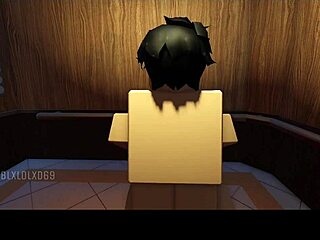 roblox elevator video with some fun interactions