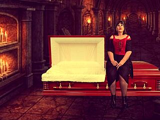 granny vampyra gets fingered and licked to orgasm