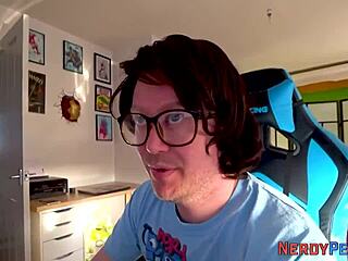 Tricked into her first blowjob, the British newbie receives a surprising facial in high definition