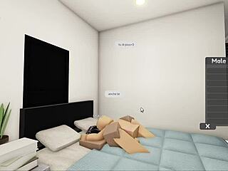 A Sexy Couple With Big Tits Fucks Passionately On Roblox.