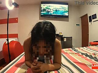 Mexican Perla enjoys pussy licking in doggystyle casting.