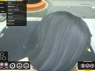 in this sex game, they start with fingering and masturbation, leading to anal and cumshot