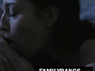 Caught Stepsister Rocky Emerson Scissoring Bella Rolland?