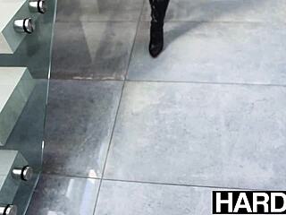 Cherry Kiss engages in a hardcore scene with anal pulverization on HardX.