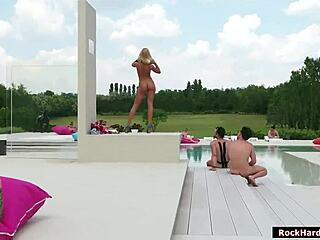 Slut babe gets analed reamed and squirts during deepthroat session