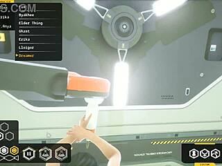 in this sex game, they start with fingering and masturbation, leading to anal and cumshot