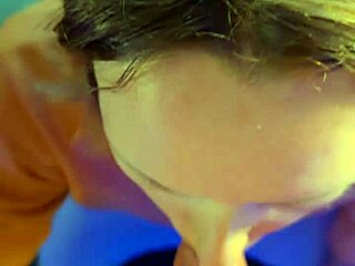 Cocksucking Milf Kneels for Hard Fuck with Wet Pussy Creampie