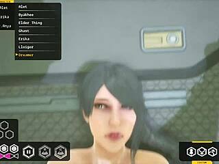 in this sex game, they start with fingering and masturbation, leading to anal and cumshot