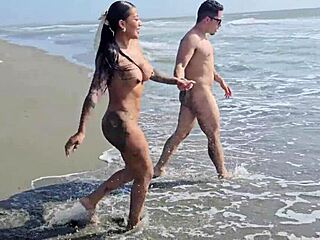 Famous Brunette Latina Actress Has Rough Sex On A Beach In Colombia - Big Squirt Cum Face - Mariana Martix