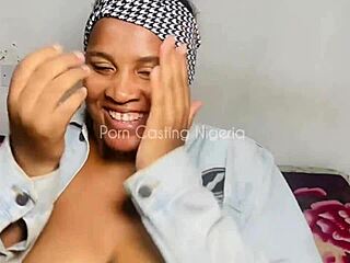 BBW casting interview turns horny with big tits and ass.