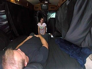 Hazel Haze, ready for hard fucking in stranger's van?