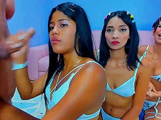 Sert Latin oralı tükürükle dominasyon